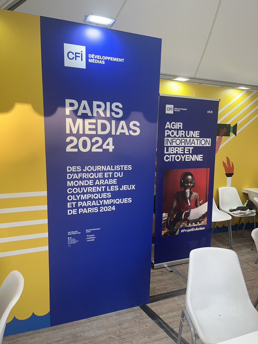 🥇#Paris2024 à #StationAfrique sur <a href="/Ileentransition/">L'Île-Saint-Denis</a> Île Saint Denis <a href="/CFImedias/">CFImedias</a> installe sa rédaction africaine jusqu’au 11 août : 15 journalistes venus de 13 pays, pour raconter les <a href="/Jop2024/">jop 2024</a> dans les medias francophones du Continent 🌍 <a href="/JocelynGrange/">Jocelyn Grange</a> <a href="/ThierryVallat/">Thierry VALLAT</a> <a href="/AlanDreanic/">Alan Dréanic</a>