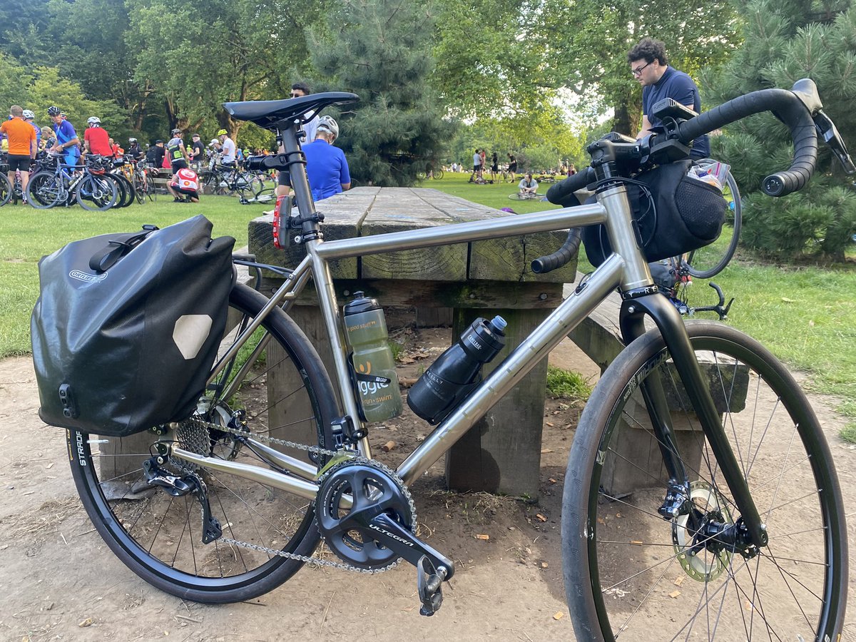 @Reillycycles all ready for the Dunwich Dynamo and met a twin Spectre