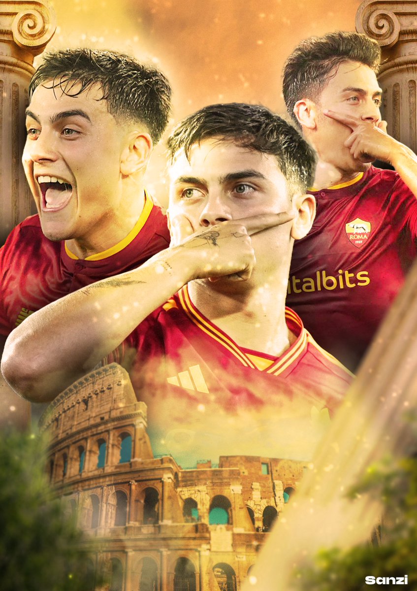 Sanzi27_'s tweet photo. Paulo Dybala poster 💛

#Roma #paulodybala #ASRoma #posterdesign #Argentina https://t.co/o4CgOYYeoO
