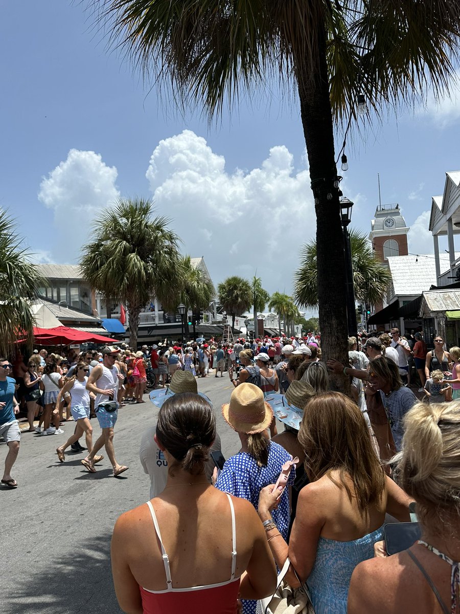 JCinKeyWest's tweet photo. The start of the Running if the Bulls for #HemingwayDays here in #KeyWest https://t.co/fLy4FMpDfY