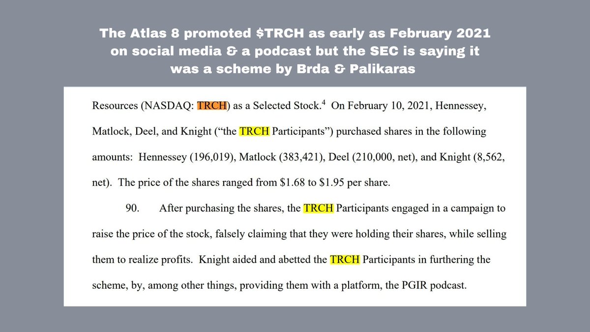 RareDealsHere's tweet photo. The @SECGov used CAT data to investigate and file charges against retail investors that allegedly pumped & dumped multiple securities including $TRCH (the predecessor of MMAT & MMTLP).

@FINRA has investigated the "issuers" of $MMTLP & $MMAT via blue sheet data for fraud/manipulation.

The SEC case against the retail investors has been dismissed.

The FINRA investigation hasn't resulted in any charges. 

Doesn't this give the impression that there might've been some type of fraud/manipulation involving these tickers, but since the evidence (CAT DATA & Blue Sheets) doesn't support pinning the crimes on who the regulators are targeting, they're choosing to ignore the evidence altogether?

Isn't it odd that FINRA suspected the issuer of MMTLP of fraud/manipulation, formally began an investigation that included consulting with the SEC, but they were somehow able to post the first MMTLP Corporate Action the very next day?

Based on FINRA's Rule 6490, FINRA being aware of a fraud/manipulation investigation, let alone initiating one themselves was reason enough to deem the MMTLP Corporate Action submission deficient.

But there were at least two other reasons that the submission could've been deemed deficient. 

1. The pending/ongoing SEC investigation into the TRCH/MMAT reverse merger.

2. The issue related to settlement and clearance that FINRA allegedly ignored until right before the December 9th trading day. (Rule 6490 instructs FINRA to ensure these issues are addressed BEFORE posting a Corporate Action to the Daily List.)

A proper investigation will likely reveal that FINRA knew that the MMTLP Corporate Action submission should've been deemed deficient and/or FINRA hijacked the process in order to create a reason to deem the submission deficient AFTER posting it to their Daily List... twice!

If protecting MMTLP short sellers was the goal, deeming the submission deficient would've been a temporary solution.

By ignoring the investigations, modifying the wording of the Corporate Actions, and pretending to find an issue at the last minute...

FINRA used this as justification to U3 halt trading long enough to DELETE the TRADING SYMBOL, making it impossible for settlement to take place.

Several lawsuits and 19+ months later, FINRA continues to fight to keep the trading data hidden. 

@DOJCrimDiv @TheJusticeDept
@FBI @FBIWFO @FBILosAngeles @The_DTCC @SecretService @RepRalphNorman @MikeCrapo @denniskneale #MMTLPsetaDATE