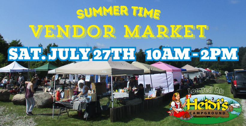 heidiscamp's tweet photo. Next Saturday is our Annual Summer Time Vendor Market! Don't miss out!

#heidiscampground #heidisactivities #vendormarket #oromedonte #simcoecounty #barrie #orillia #supportlocal #vendor #campground #familycampground #rvpark #summer #summetime https://t.co/MNtAe5EzsM
