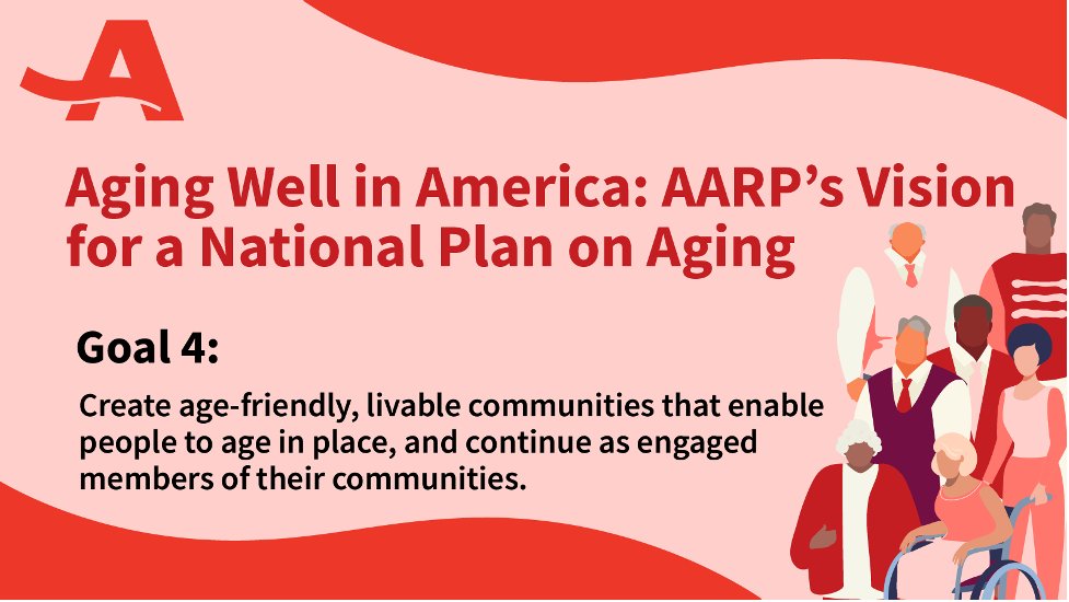 .<a href="/AARP/">AARP</a>’s Vision for a National Plan on #Aging includes 4 goals to enable all people to maintain good #health, build financial resilience, and remain in their homes and communities as they age. <a href="/AARPpolicy/">AARP Policy</a> #AgeWell spr.ly/6011iLZYH
