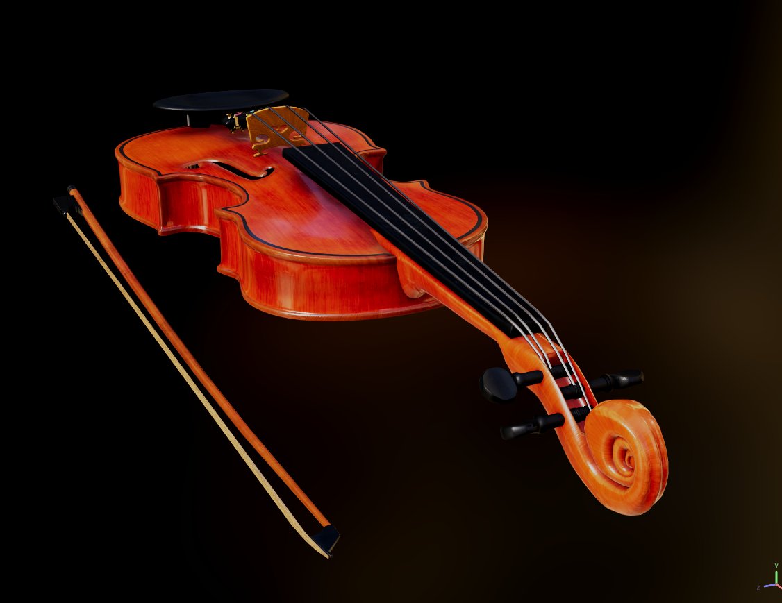 Brexdzz's tweet photo. recently been working on this violin and practicing smart materials and shaders in substance for a porfolio high quality asset, not done just yet will upload artstationlink when complete! #gameart #art https://t.co/bYvIVcJRQ8