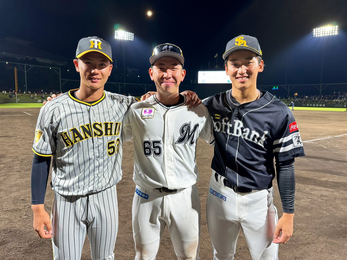 フレッシュオールスターで久しぶりの再会を果たした #山田脩也 選手と 