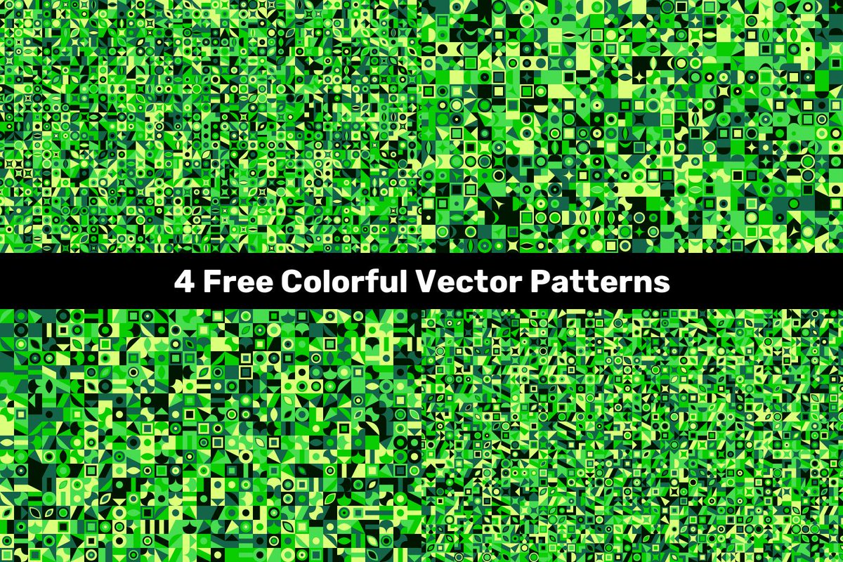 DavidZydd's tweet photo. 4 Free Colorful Vector Patterns https://t.co/P5Z35uZjrL #FreePatterns #decoration #colored #FreeVectorPatterns #PatternCollections #geometry #abstractgeometricalbackground #PatternDesign #PatternCollection #abstractsquarebackground #multicolor https://t.co/C8xHjrLe0N