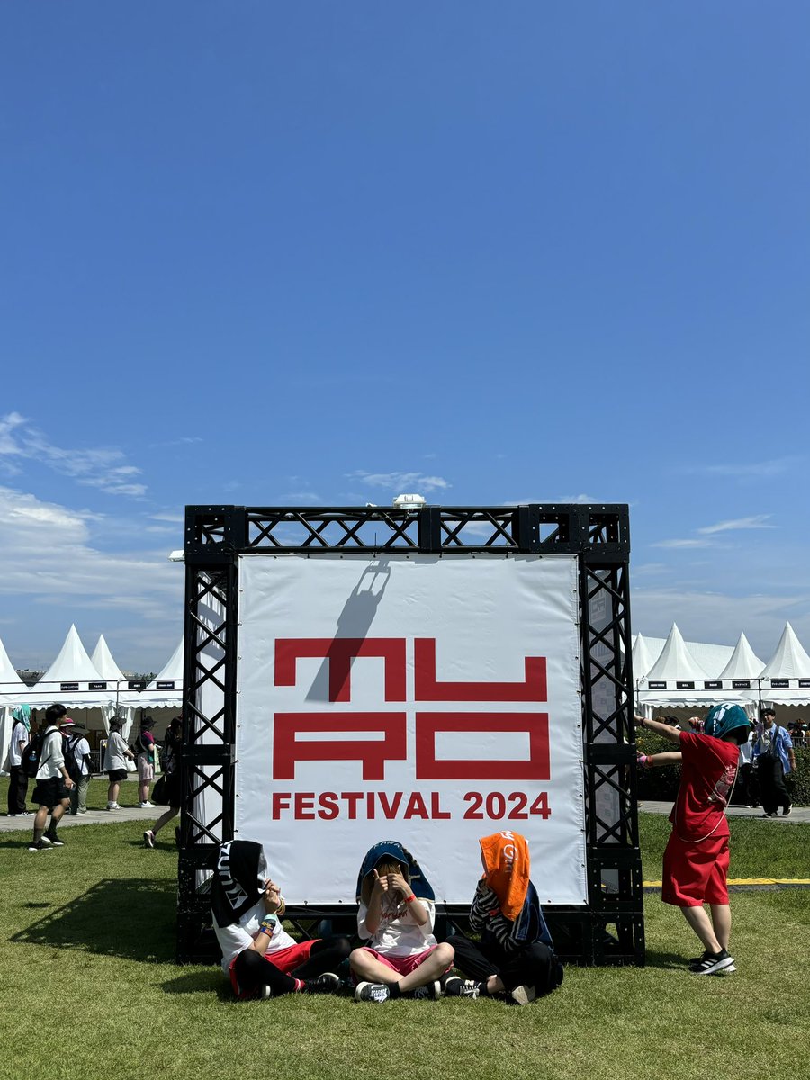 fromshuka's tweet image. ムロフェス 最高フェス 超楽しかったああ🌞