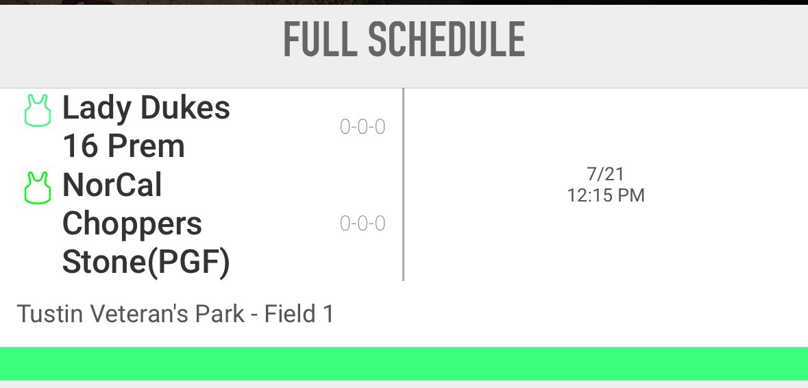 Lady Dukes 12U Perkins (@dukesperkins) on Twitter photo 🚨🚨🚨🚨
Updated schedule for <a href="/PGFnetwork/">PGF</a> Nationals in Cali‼️1 more sleep until go time‼️<a href="/LadyDukesLamar/">Lady Dukes Lamar</a> <a href="/u_prospect/">ProspectU</a> <a href="/FCProspects_/">First Class Prospects</a> <a href="/D1ProScouts/">D1ProScouts</a> <a href="/CoastRecruits/">Coast 2 Coast Recruits</a> <a href="/FastpitchAthRec/">Fastpitch Athlete Recruits</a> <a href="/IHartFastpitch/">I❤️Fastpitch</a> 🚨🚨🚨🚨
Updated schedule for <a href="/PGFnetwork/">PGF</a> Nationals in Cali‼️1 more sleep until go time‼️<a href="/LadyDukesLamar/">Lady Dukes Lamar</a> <a href="/u_prospect/">ProspectU</a> <a href="/FCProspects_/">First Class Prospects</a> <a href="/D1ProScouts/">D1ProScouts</a> <a href="/CoastRecruits/">Coast 2 Coast Recruits</a> <a href="/FastpitchAthRec/">Fastpitch Athlete Recruits</a> <a href="/IHartFastpitch/">I❤️Fastpitch</a>