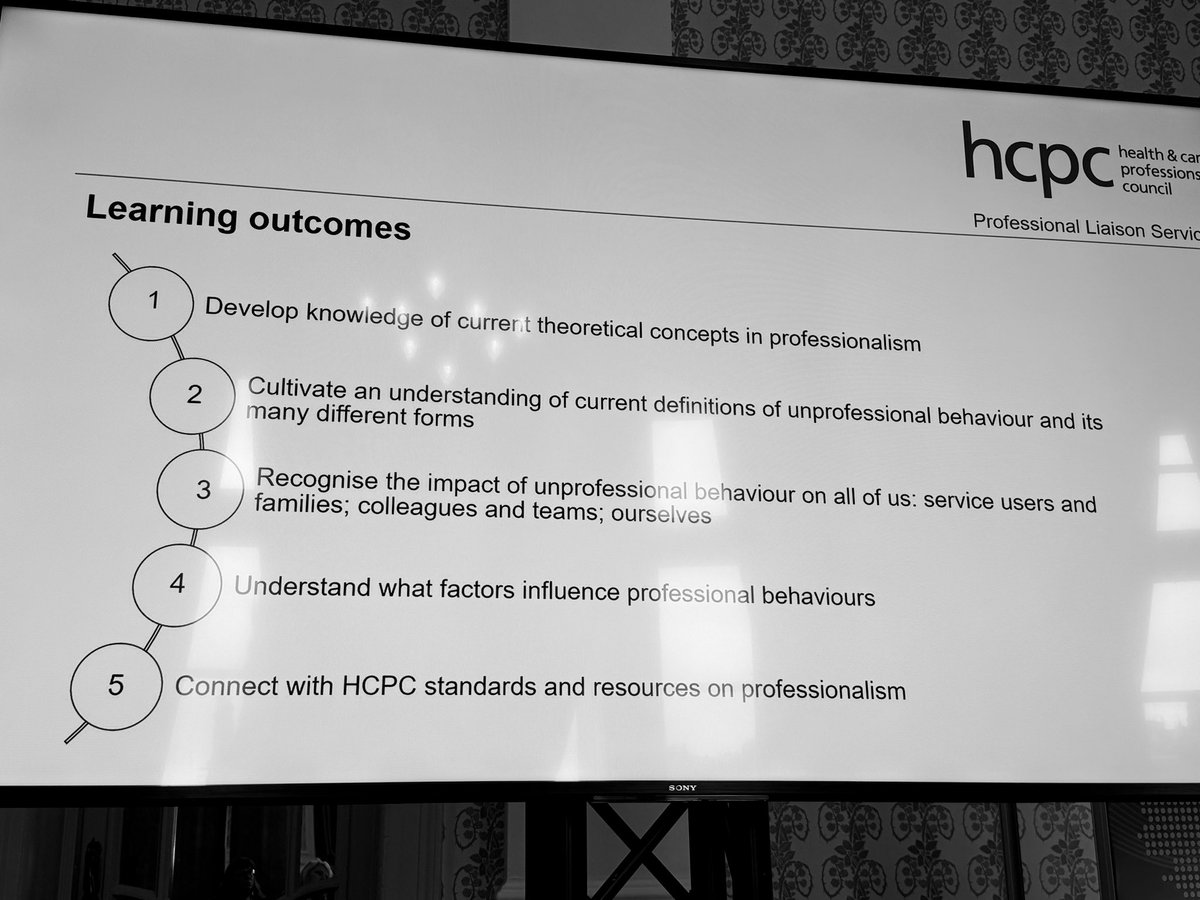 A pleasure to talk alongside <a href="/FionaC_HCPC/">Fiona Campbell</a> from <a href="/The_HCPC/">HCPC</a> delivering a great presentation talking about professionalism and the impact of unprofessional behaviour at the <a href="/BSHAAUK/">BSHAA</a> roadshow in Edinburgh. Relatable content that most practitioners can relate to day to day #BSHAA2024