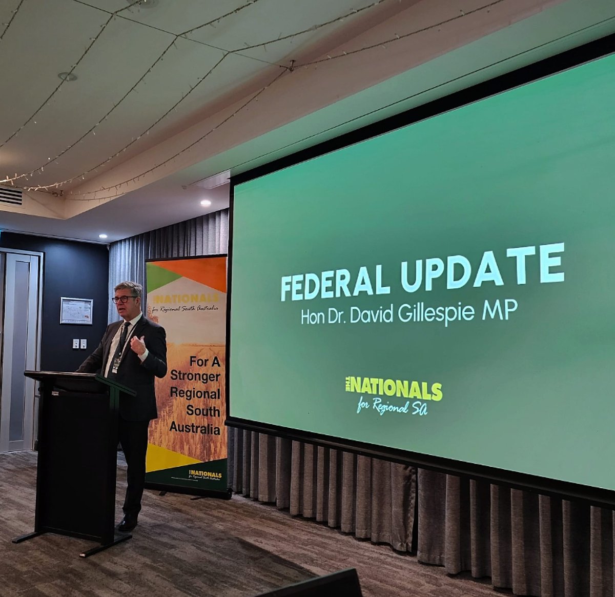 SaNationals's tweet photo. A fabulous South Australian State conference today with @DaveGillespieMP Who we thank for taking the time to come, and for his valued educational imput. @SaNationals
@The_Nationals https://t.co/0RD3dMlm4O