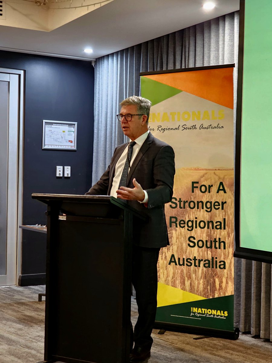 A fabulous South Australian State conference today with <a href="/DaveGillespieMP/">David Gillespie</a> Who we thank for taking the time to come, and for his valued educational imput. <a href="/SaNationals/">The National Party South Australia</a>
<a href="/The_Nationals/">The Nationals</a>