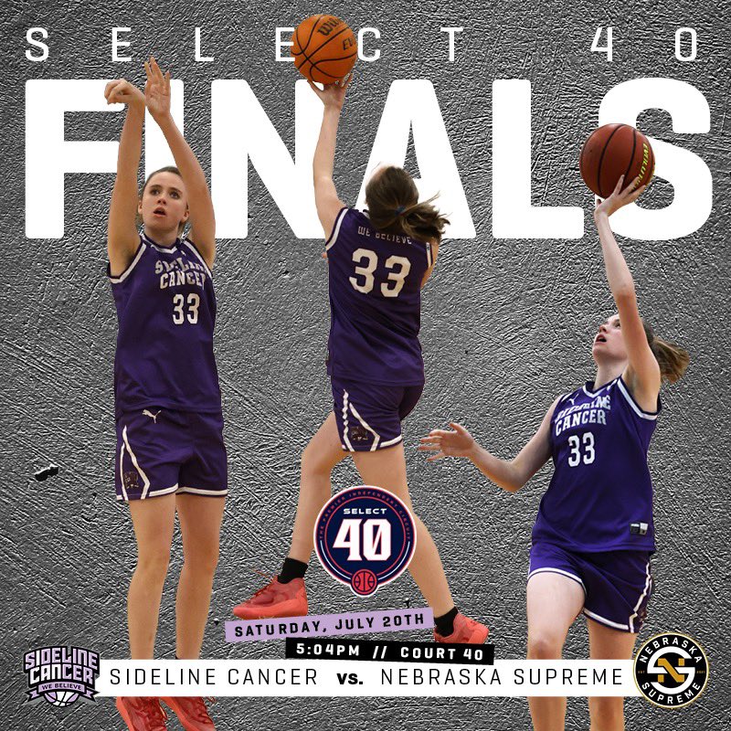AddisonBenner2's tweet photo. S40 Finals start today! @ICAN_basketball 💜 https://t.co/aNqSzXBHA7