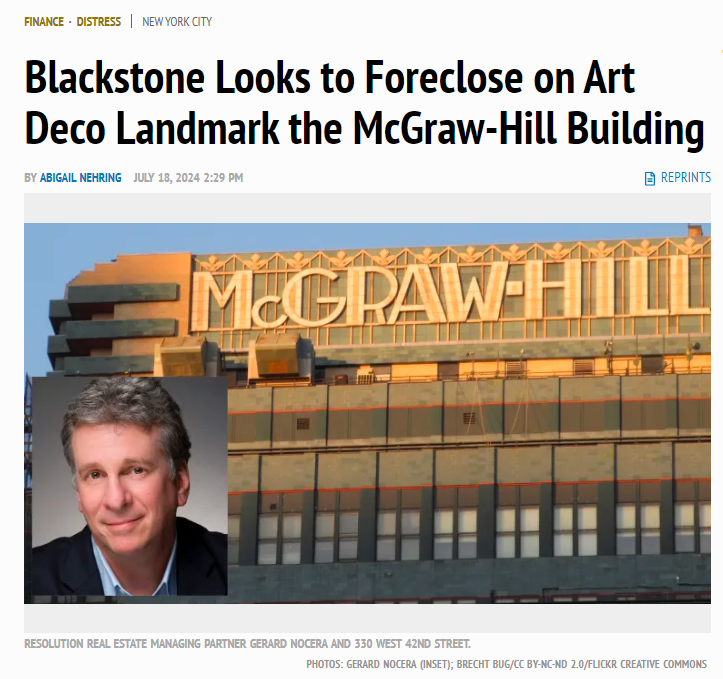 TedGrunewald's tweet photo. Raymond Hood's curse?
McGraw Hill Building developer defaults on loans.
Hood's masterpiece goes into foreclosure.
For this loosing game of loose real estate speculation, New Yorkers lost one of the finest #StreamlineModern interiors in the world.
https://t.co/8eC5SsHuXS. https://t.co/u8zjkKyox0