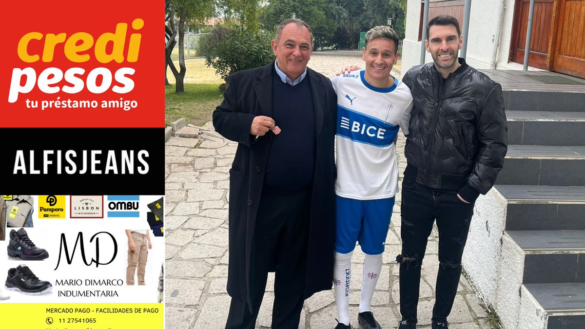 unodebateria's tweet image. La visita de Mauro Boselli a Fernando Zuqui en Chile. El goleador está recuperado luego de su operación en Buenos Aires