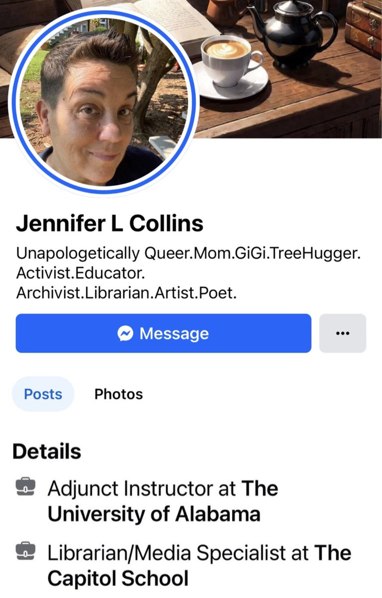 ImMeme0's tweet image. Meet Jennifer Collins. She is a professor in the American Studies department at the @UofAlabama.

She describes the Pennsylvania assassin as &quot;a really lousy shot&quot; who not only missed Trump but also the people behind him. She then suggests that Trump fake his own assassination and…