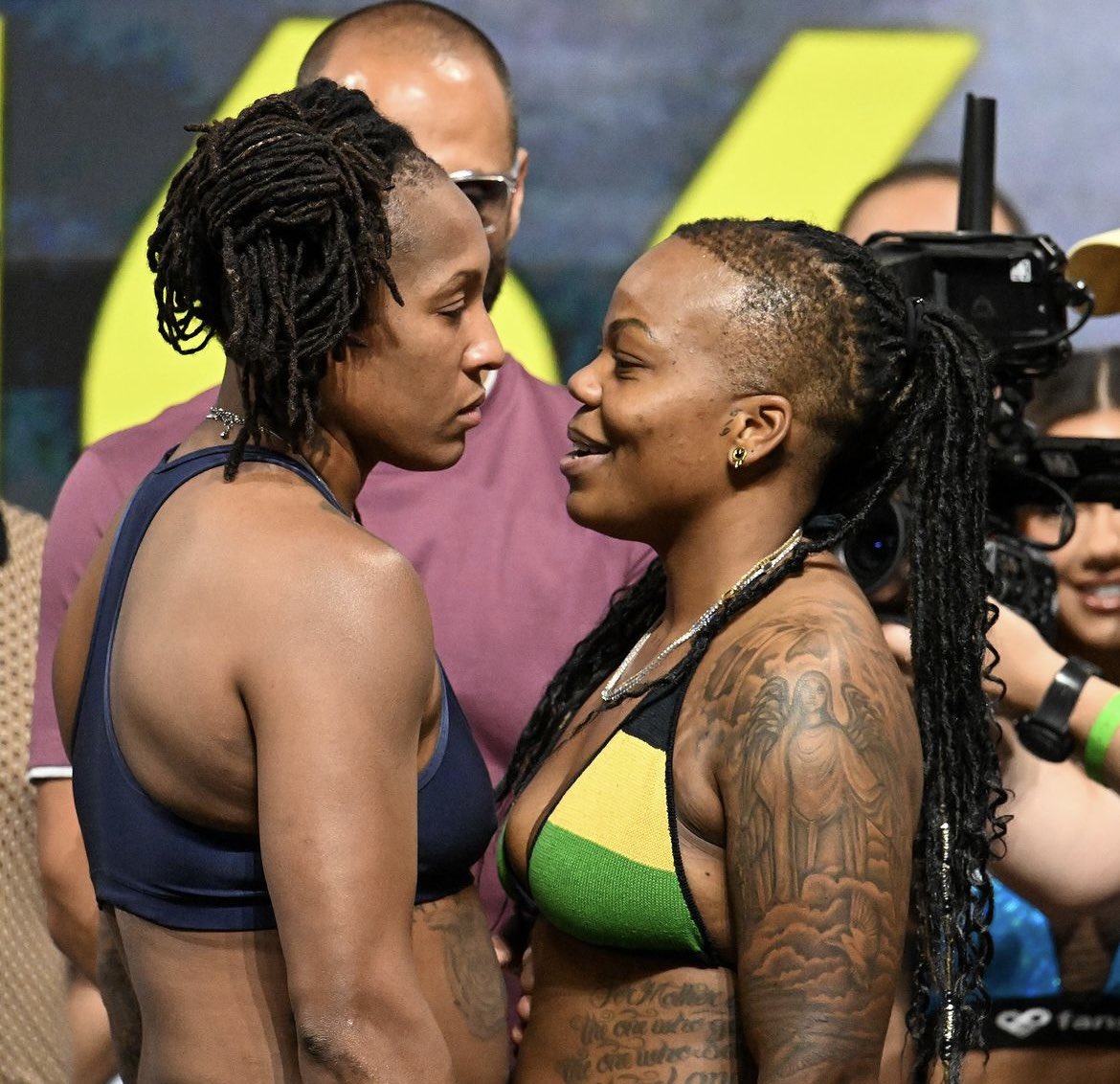 BoxingMBeauty's tweet photo. #FightNight
@shaygreen35 167.4lbs 🇺🇸
Natasha Spence 166.4lbs 🇨🇦
#SerranoMorgan
#PerryPaul
📸 @DamonGonzalez_ for @BoxlabPromotion https://t.co/GyqHJr3bxy