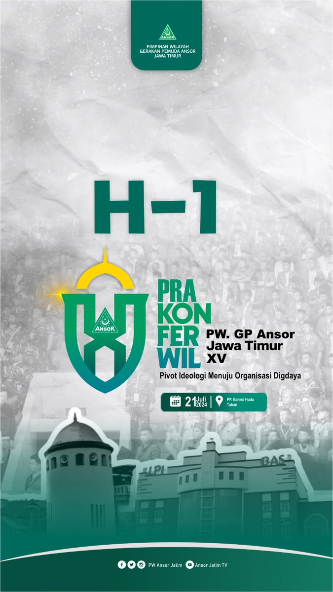 Ecko29502961's tweet photo. H-1 Pra Konferwil PW GP Ansor Jawa Timur XV
 #PraKonferwilAnsorJatimXV 
@pwansorjatim https://t.co/Q4QYN5k0v4
