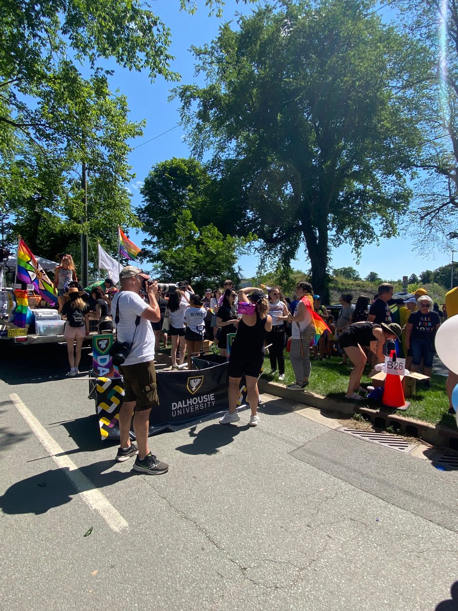 All ready for the Halifax Pride Parade 🏳️‍🌈