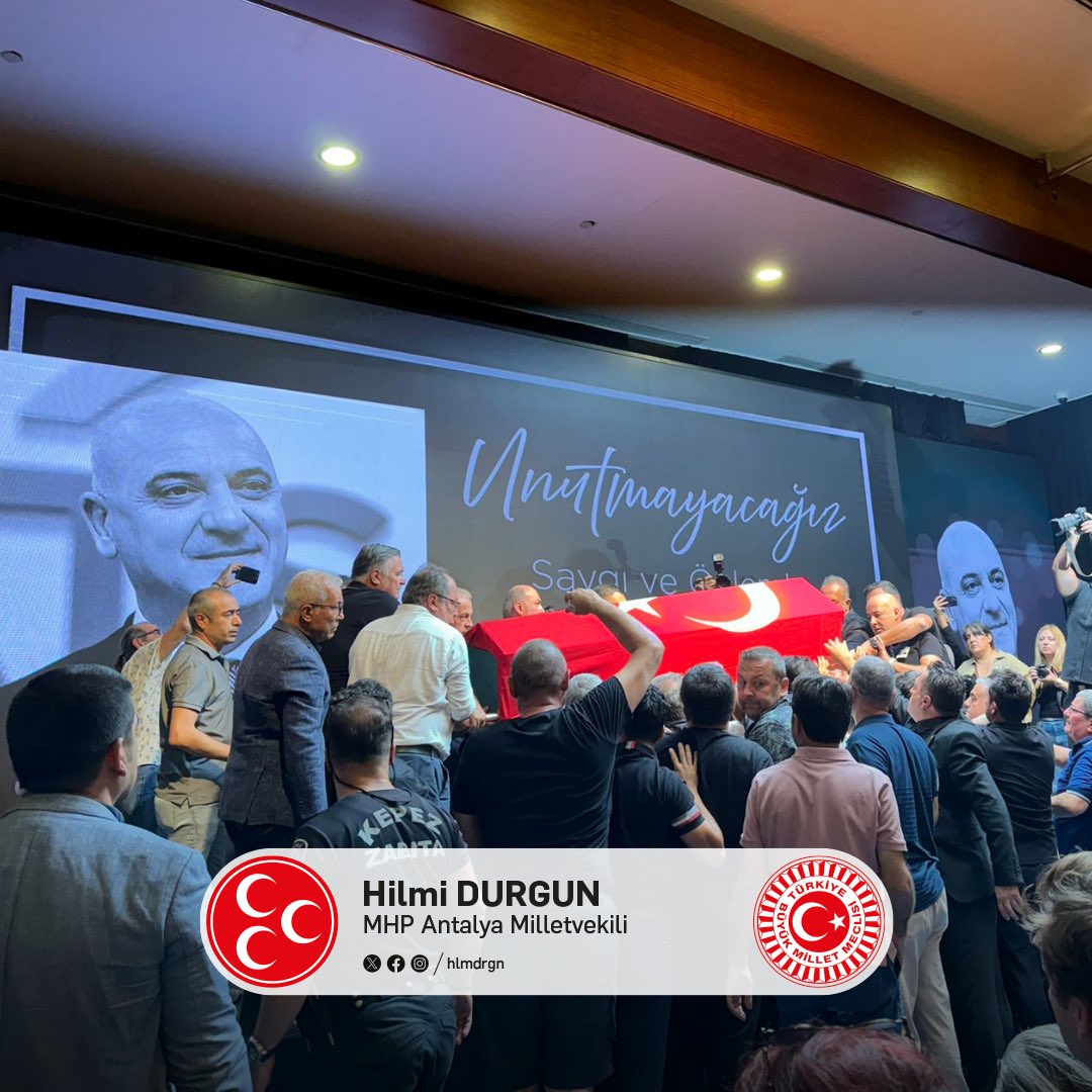 hlmdrgn's tweet photo. Antalya Ticaret ve Sanayi Odası (ATSO) ve Organize Sanayi Bölgesi (OSB) Başkanı Sayın Ali BAHAR' ın cenaze töreni ile defnine katılarak son yolculuğuna uğurladık. 

Merhuma tekraren Allah’tan rahmet, ailesine ve sevenlerine baş sağlığı ve sabırlar diliyorum. https://t.co/9A3oD8Z2jC