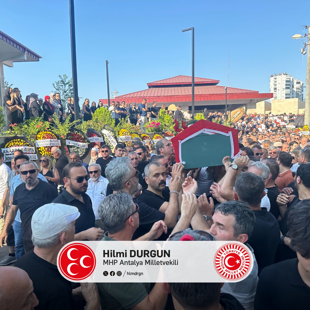hlmdrgn's tweet photo. Antalya Ticaret ve Sanayi Odası (ATSO) ve Organize Sanayi Bölgesi (OSB) Başkanı Sayın Ali BAHAR' ın cenaze töreni ile defnine katılarak son yolculuğuna uğurladık. 

Merhuma tekraren Allah’tan rahmet, ailesine ve sevenlerine baş sağlığı ve sabırlar diliyorum. https://t.co/9A3oD8Z2jC