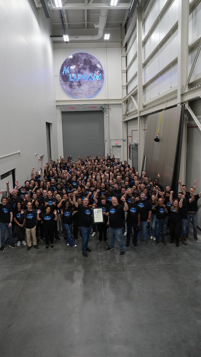 Int_Machines's tweet photo. We're celebrating #IntuitiveMachinesDay in #Houston! Join us in honoring the trailblazing employees whose hard work pushes the boundaries of space exploration and makes Intuitive Machines and #SpaceCity proud! https://t.co/VmvU1X4qEL