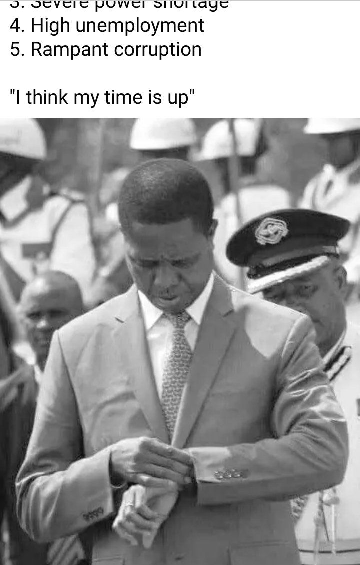 MergeZambia's tweet photo. On December 5, 2019, he made a post about his colleague who was then in power. Now, it's his turn, and he has nothing to show for it. He has miserably failed; the nation is on the brink of collapse: too much theft in his government, energy failures, high cost of living etc. https://t.co/d7SV0iBgZI