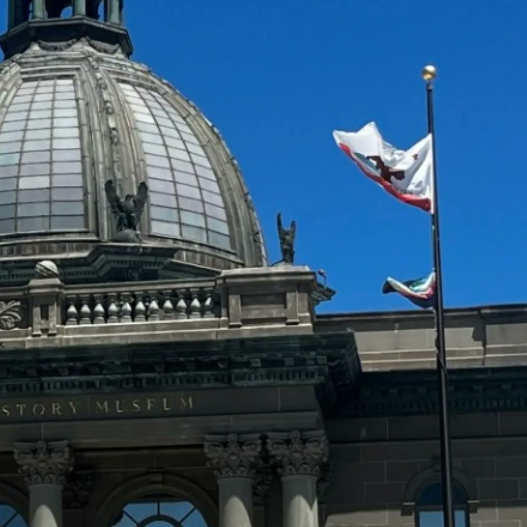 Thank you <a href="/RedwoodCity/">City of Redwood City</a> for the r disability Pride flag raising this week!! <a href="/DisabilityCA/">Disability Rights California</a>