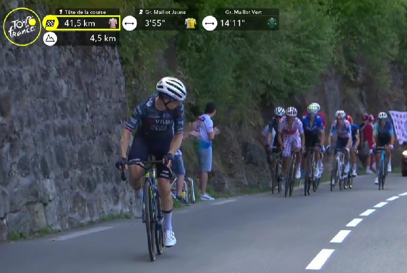 JPHHenneton's tweet photo. #cyclisme 🚴🏻‍♂️ #TourdeFrance 🇫🇷   Étape 2⃣0⃣ 

Attaque de Jan #Tratnik

#TDF2024  #vélo https://t.co/6aHnNqVUu8