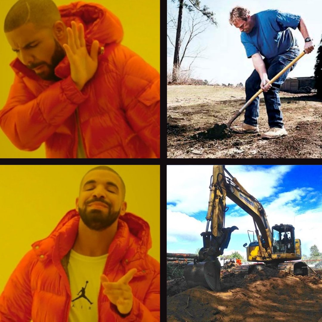 birchequipment's tweet image. Whether your project is big or small, Birch has the #EarthMoving equipment you need—and shovels too! 

Call us on your cell phone 📱😉 #SureBeatsUsingAShovel #BirchEquipment #EquipmentRental