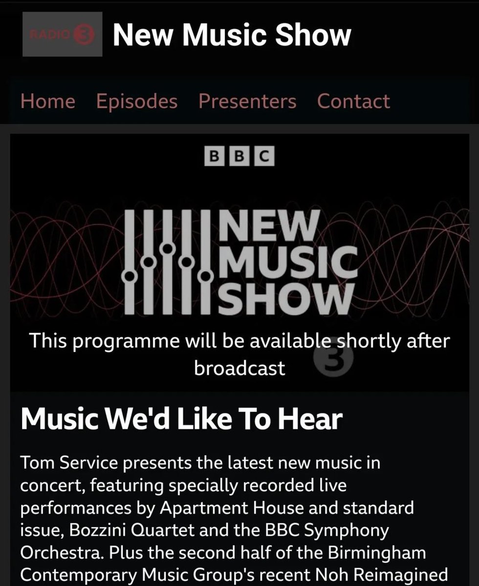 standard_issuex's tweet image. Hear us play James Layton's honour thy error as a hidden intention on @BBCSounds tonight at 1030 BST!!