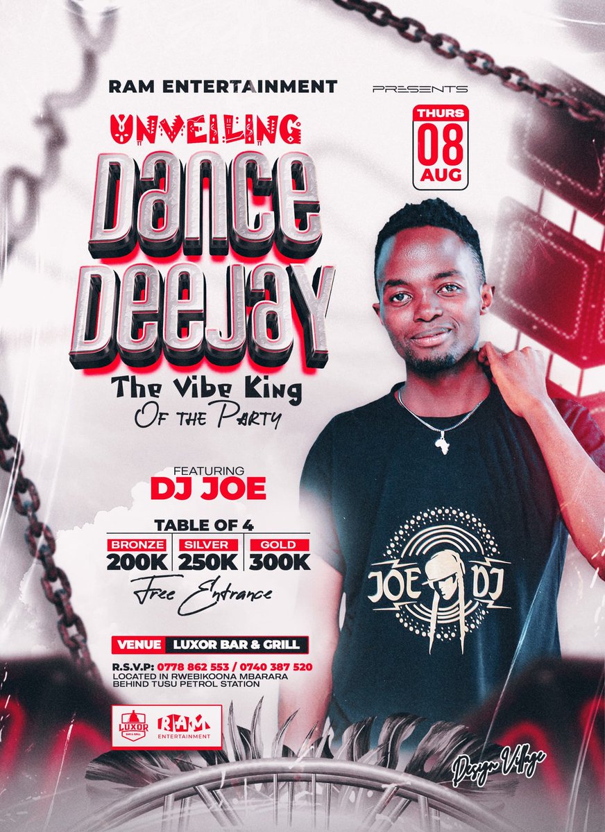 <a href="/DjJoe/">Siti Khodijah</a> will be performing live @LuxorBarMbra on 08.08.24 in the #UnveilingDanceDj 
Come through 🔥🔥🔥