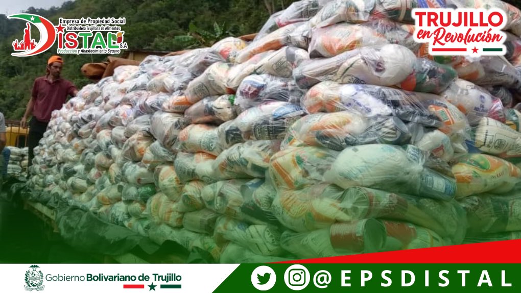 Entregamos 10.159 combos CLAP en el municipio Escuque iniciativa del Gobierno Bolivariano compromiso que representa un apoyo importante para mitigar los efectos de la crisis económica en los hogares Trujillanos .