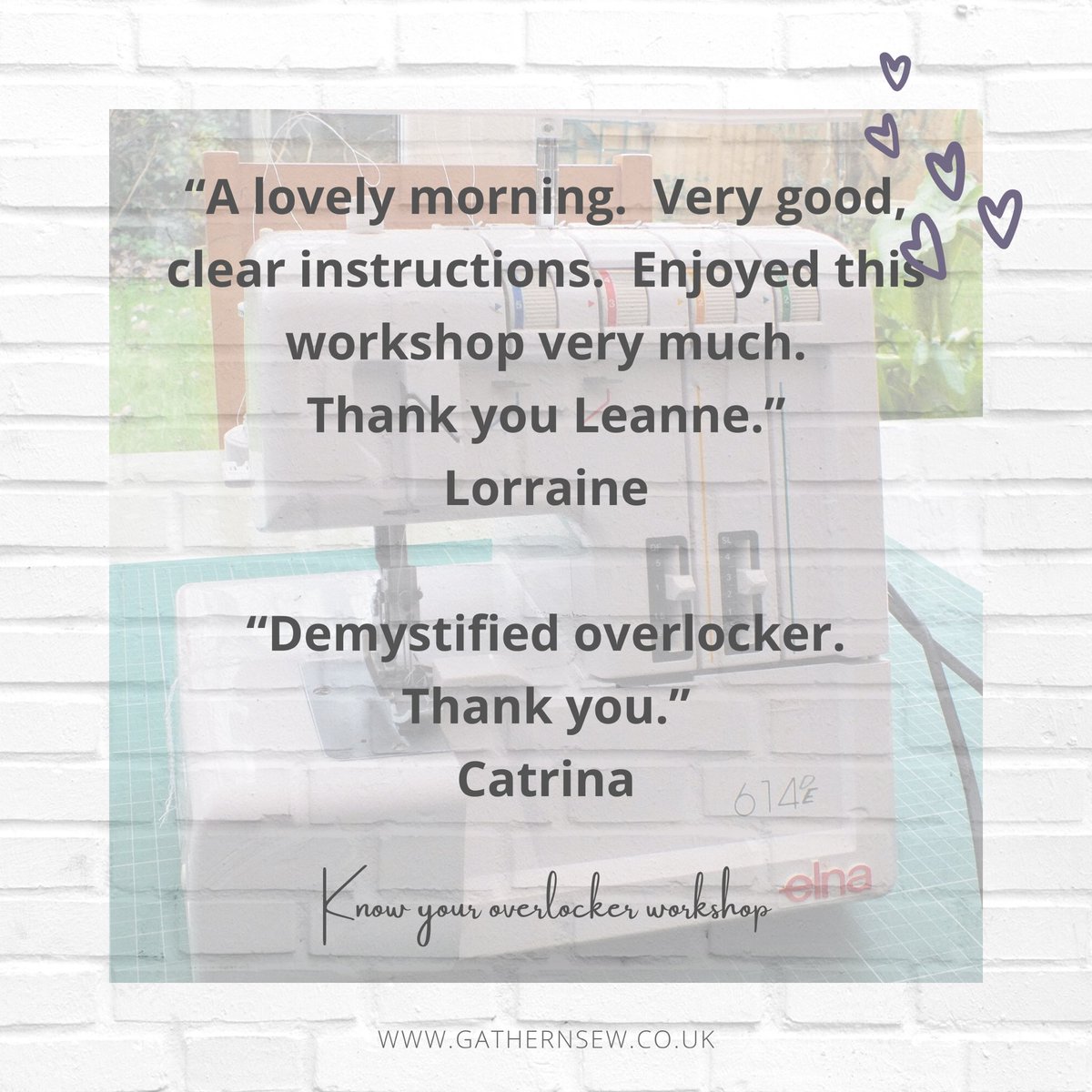 Gather_N_Sew's tweet image. How well do you know your overlocker? Let us teach you all you need to know to make your overlocker your most valuable sewing tool. 
Thursday 15th August, 6pm to 9pm. Book online or message me 💜

#overlocker #knowyouroverlocker #serger #gathernsew #learntosew #sewingclasses