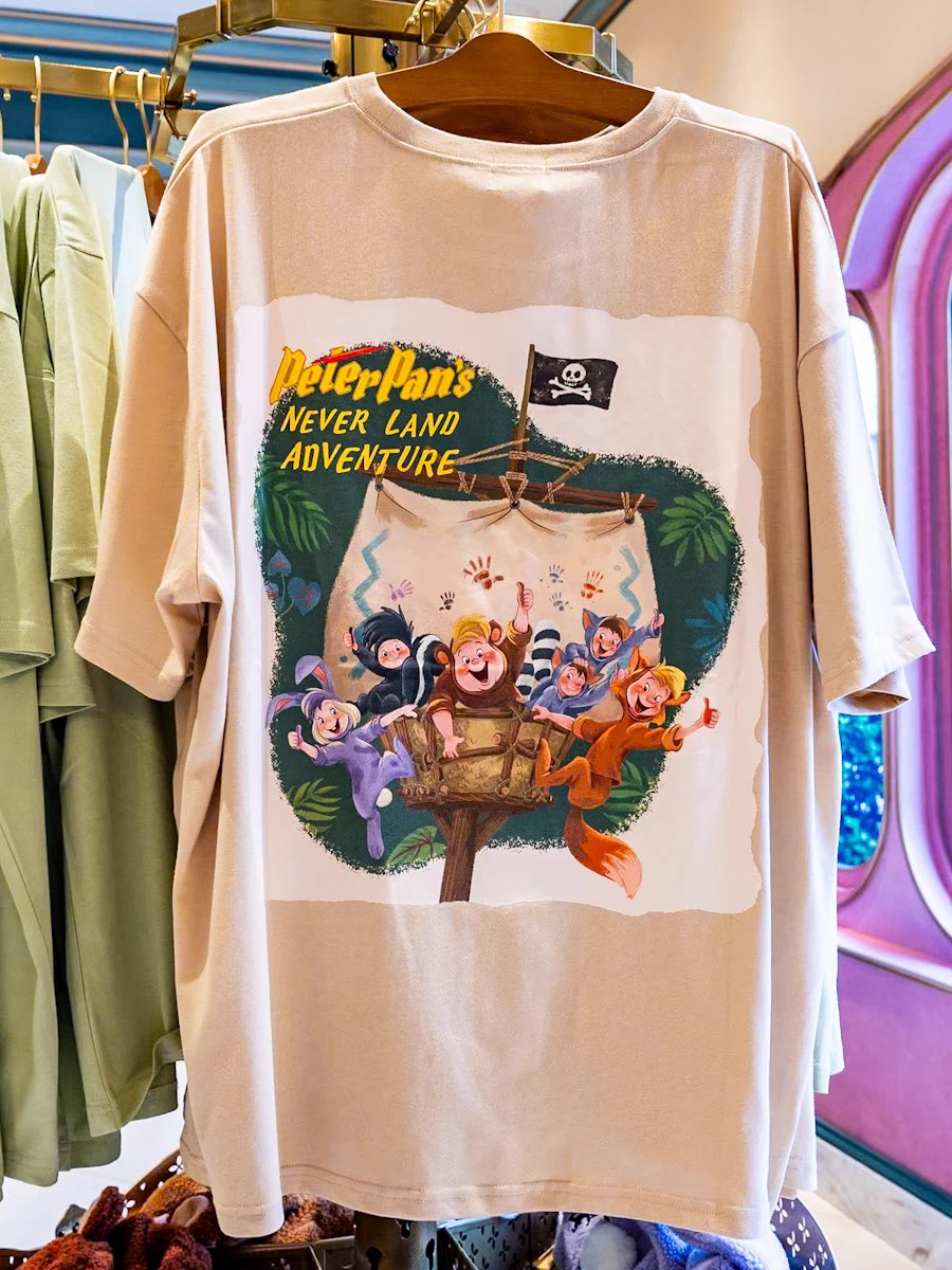 ファンタジースプリングス　ピーターパン　ネバーランド　アドベンチャーTシャツ MezzoMiki on X: 
