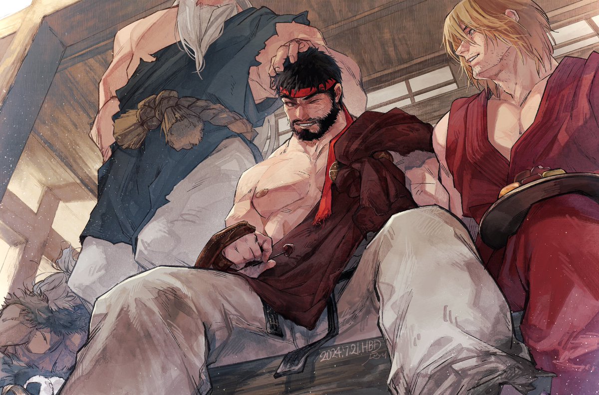 marumaru1902's tweet photo. リュウさんお誕生日おめでとう！
 #リュウ生誕祭 #StreetFighter6 https://t.co/KA7VUtW05t