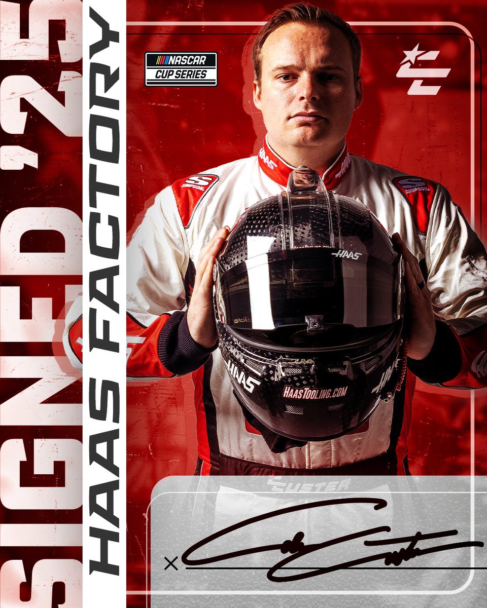 ColeCuster's tweet photo. Looking forward to this opportunity with Haas Factory Team! https://t.co/Qy1RAhvy2n