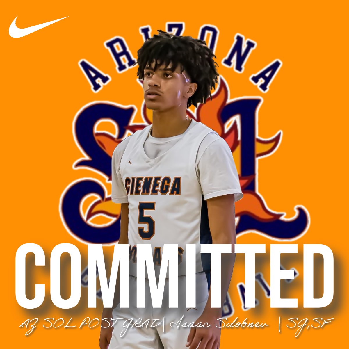 Just like that, we are locked in and set!🔒🏀 excited to welcome <a href="/ISdobnev/">Isaac.Sdobnev</a> for the 24’ season‼️📈 LETS GO!!

1st Sonoran Region Team✅🔒
Sonoran Region player of the year⛹🏽‍♂️
Offensive Player of the year🏀
5A Player of the year📈