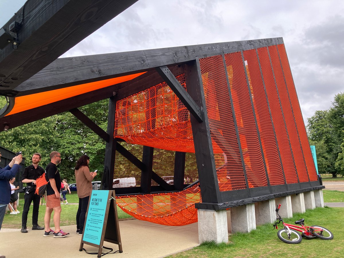 frankeys001's tweet photo. Cycled to Hyde Park then remembered @SerpentineUK pavilion has landed. Colourful and calming space https://t.co/9t8cSEsoek