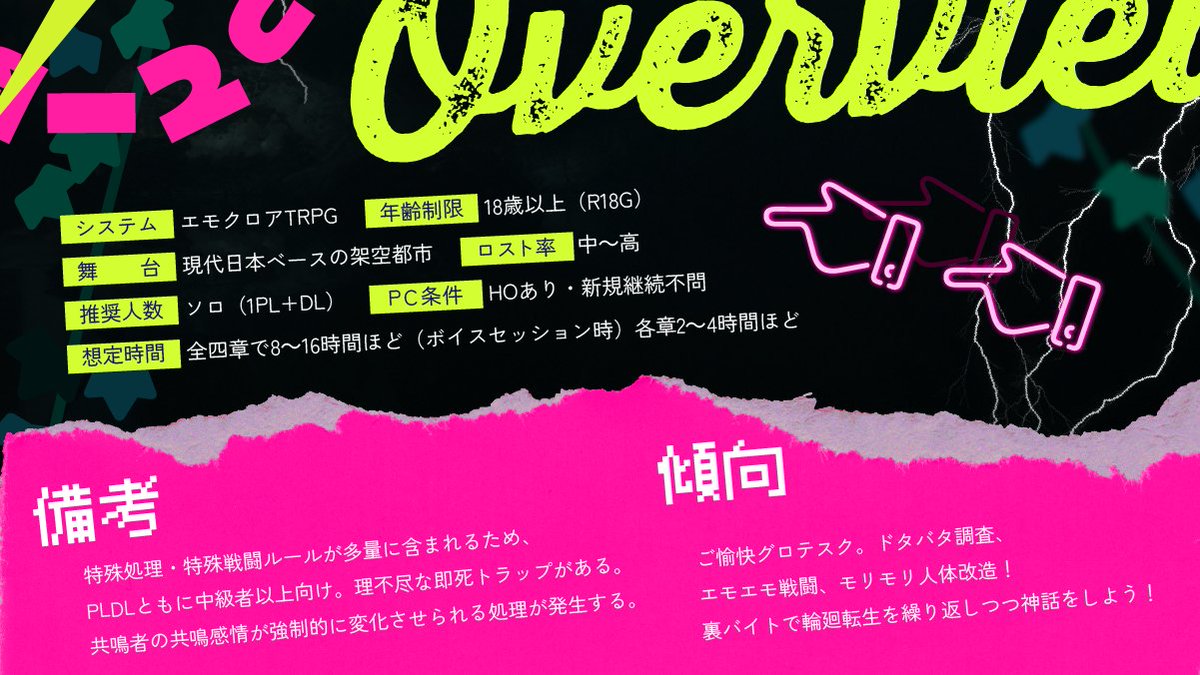 123iv5's tweet photo. #R18ポットラックパーティー企画2024

人生なんて一周回って一度きり
🪷　　エモクロアTRPG 
『シャングリラ輪廻Limbo』　🌱

本文PDF無料！フルセット半額SALE中！
https://t.co/CZboZ1tqxo

｜性癖：変化、ボディホラー、自己愛（自己決定）
｜全四章のソロキャンペーン
｜R18G（ご愉快グロテスク） https://t.co/qW1LdFjxPa