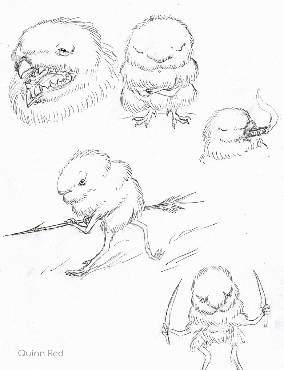 A character concept made for fun with <a href="/Magistelle/">Magi (Comms Open! (0/3)</a> 

A small creature that believes beings larger than itself are gods and wishes to hunt and slay them through tricks, traps, and relentless pursuit. 

It hunt you like mammoth.