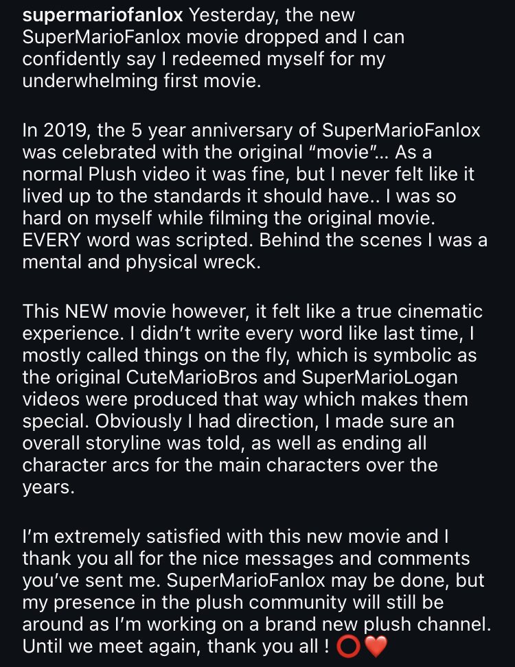 SuperMarioFanlo's tweet photo. THANK YOU ALL FOR WATCHING THE MOVIE! https://t.co/E3RIXxZlg0