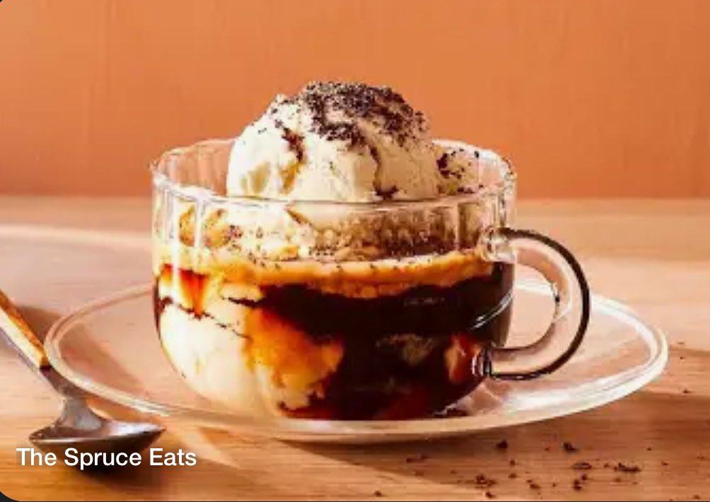 cgratzke's tweet photo. Just made myself an #affogato - but by mistake used salted caramel ice-cream instead of vanilla. Not great… #askapro https://t.co/9eDoQbTV3U