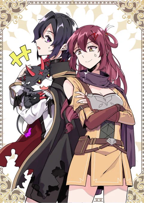 Yuri Arcanist x Mercenary Ranger 
-------
A  collab with @CinnamyonGlaze 
