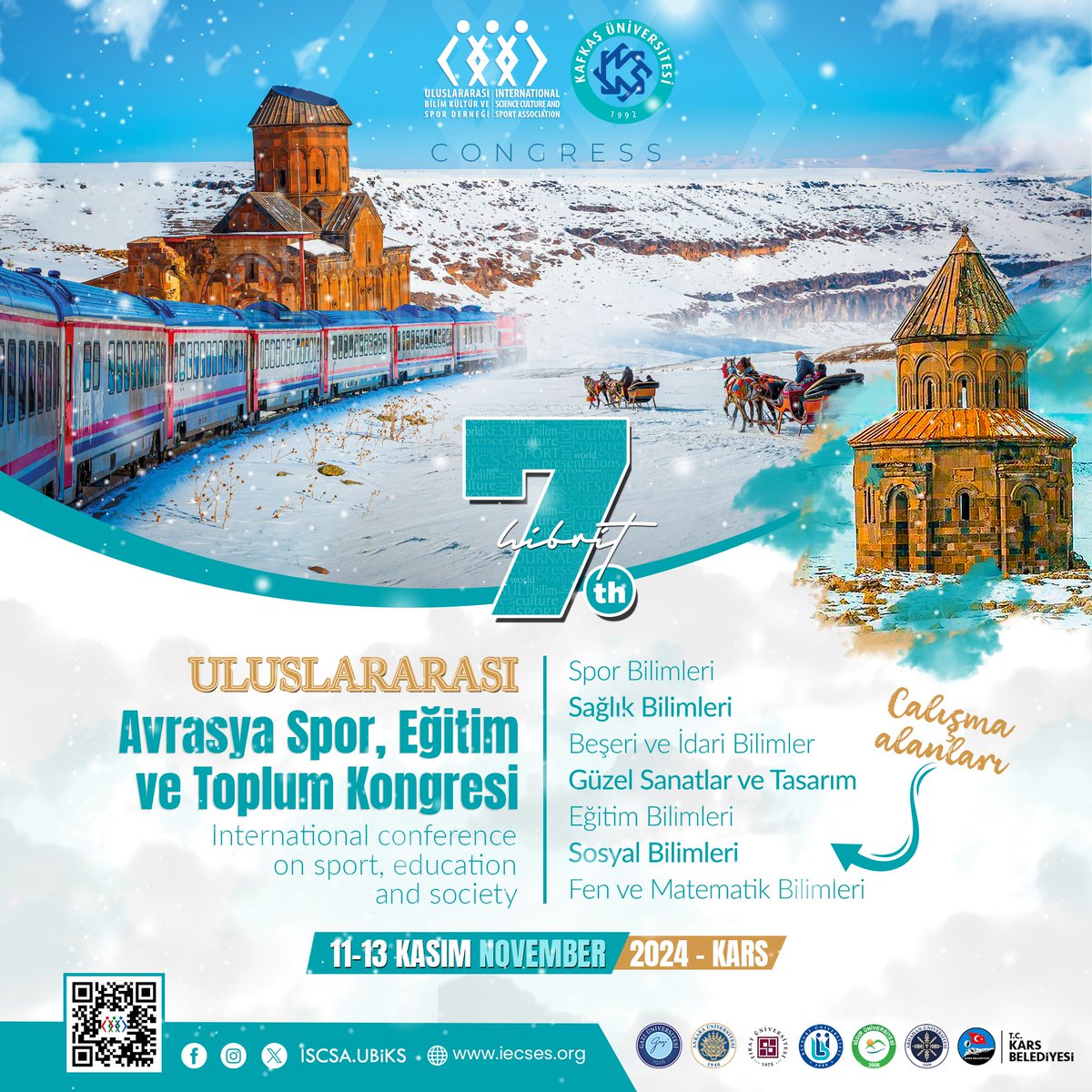 ISCSA_UBiKS's tweet photo. Yeni bir kongre heyecanı demiştik!
Kars'ın eşsiz güzellikleri ev sahipliğinde yapılacak kongremizde sizde yerinizi alın!

Kongre kaydı, ayrıntılı bilgi ve özet gönderimi için;
https://t.co/hX5xYvSoiA

@tanerbozkus https://t.co/Rs6BBrKyMD