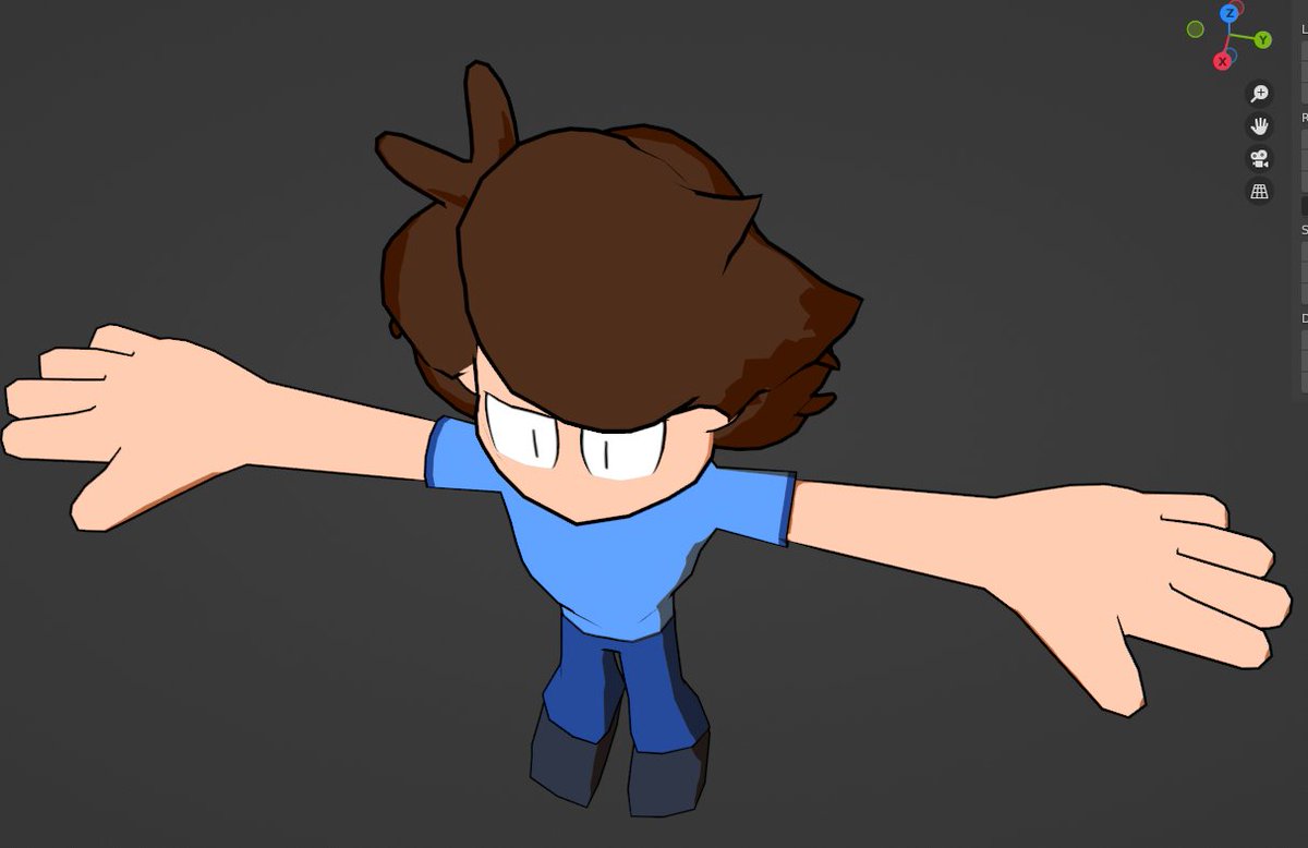 「I made my sona in Blender, gonna be my p」|SuperWiiBros08のイラスト