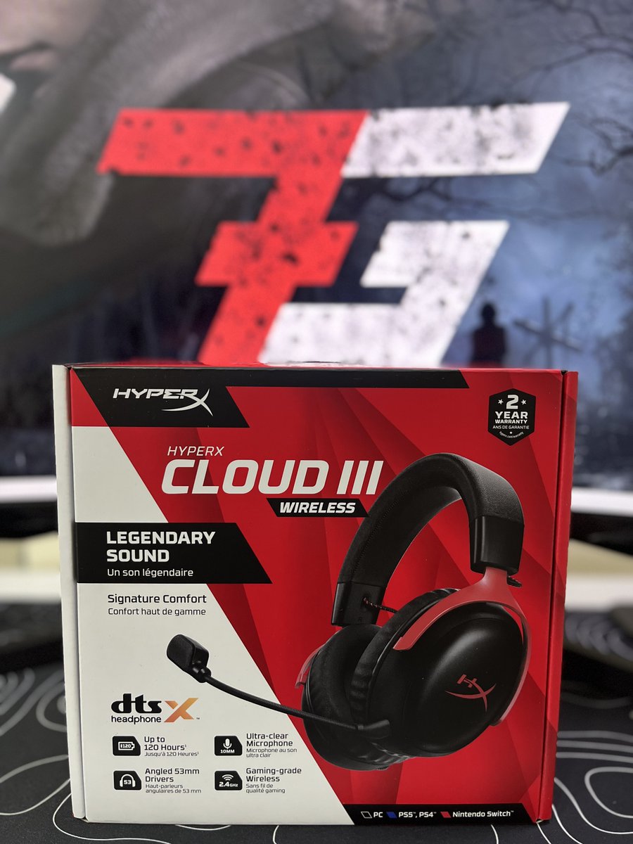 7asawiGamer's tweet image. تم التحقق ✅

وصلت السماعة، وفعلًا طلعت وايرلس
سعر جامد ورهيب في سماعة من الافضل بالساحة والسوق. 

لاتفوتكم... 
#HyperxCloud || #HyperX