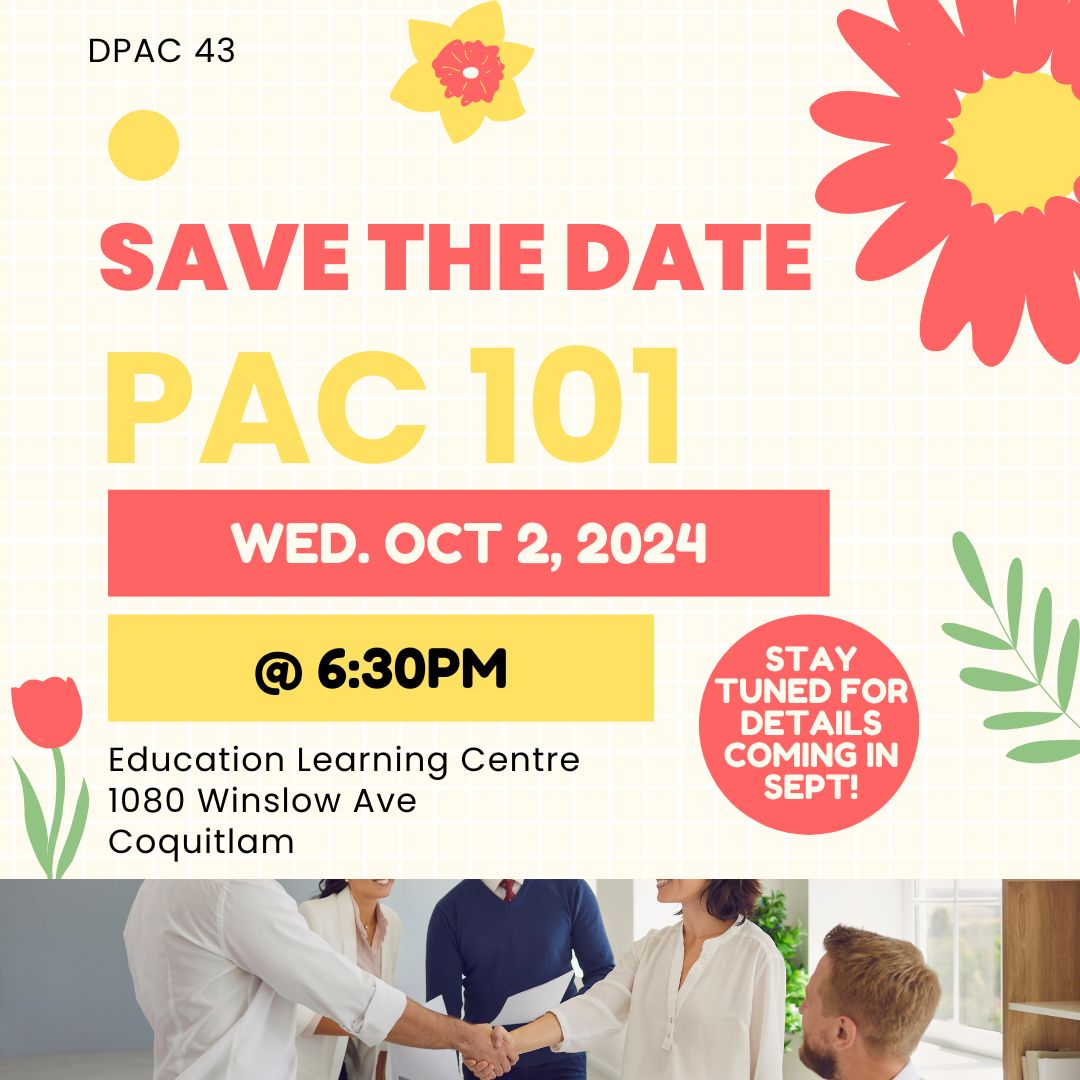 Save the Date, for PAC 101 on Oct 2nd! Details to come in September, but DPAC 43 is very excited to host this event again and we look forward to seeing you there!