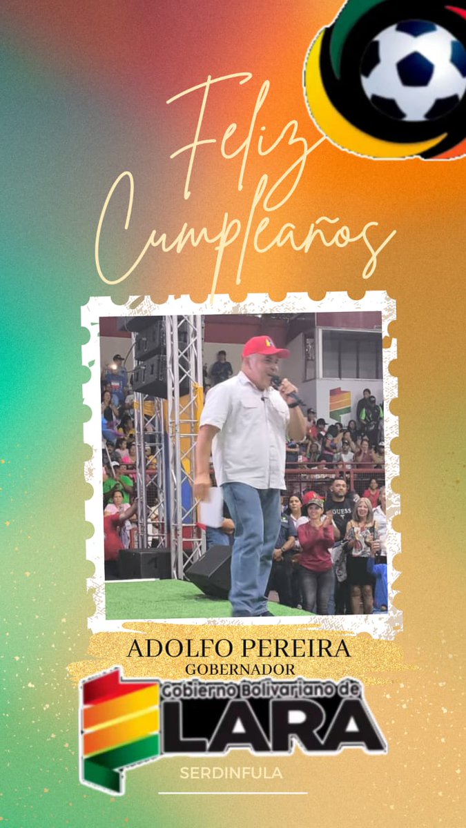 Felicidades señor Gobernador <a href="/Gobierno_deLara/">Gobiernodelara</a> <a href="/AdolfoP_Oficial/">Adolfo Pereira Gobernador</a> 🎉🎉🎉🎉🎉🎉🎉🎉🎉🎉🎉🎉🎉❤️❤️❤️❤️❤️❤️❤️❤️❤️