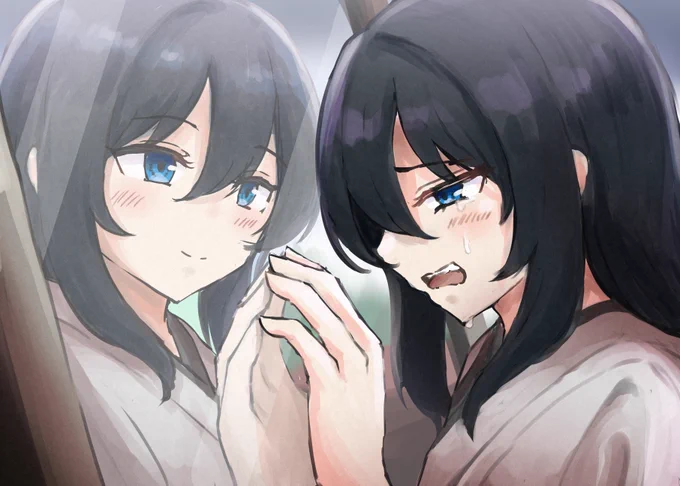 鏡の中の人 