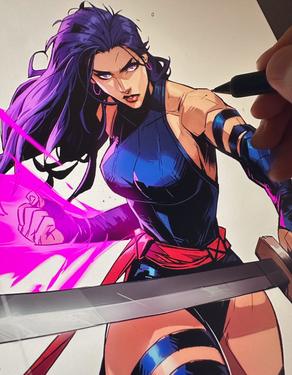 Psylocke 😉 #xmen #art
